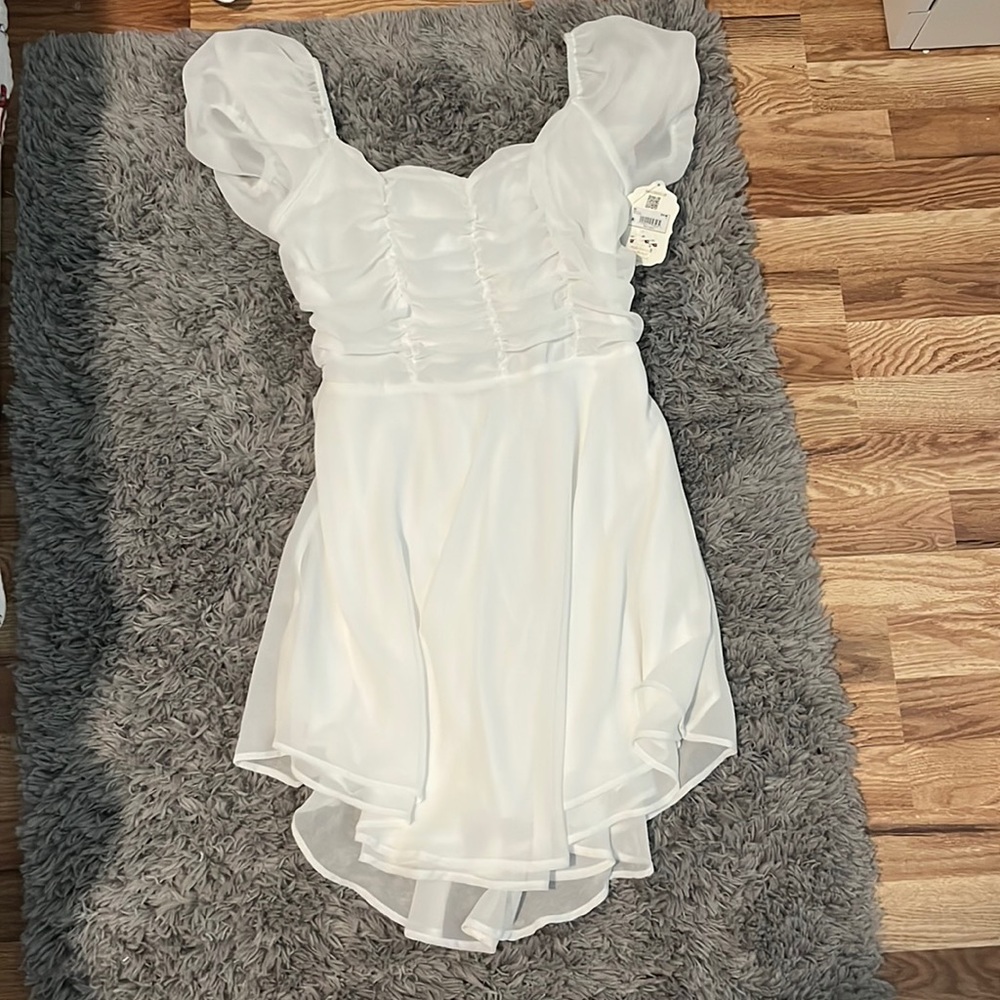NEW WITH TAGS - white altard state dress, medium